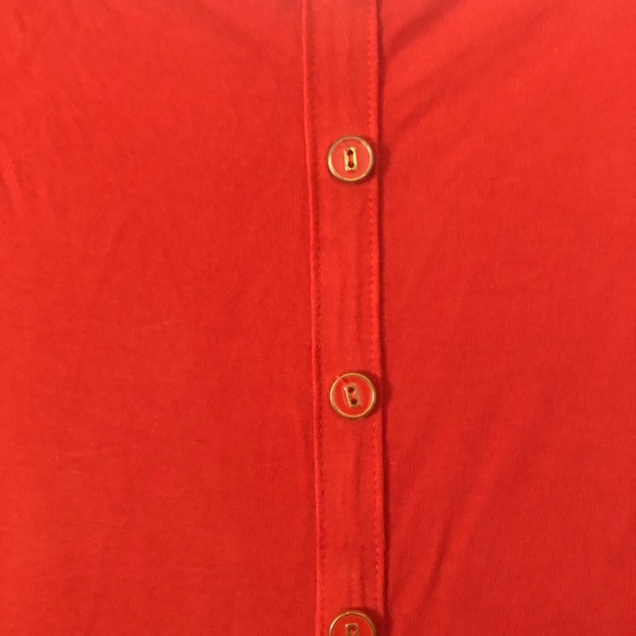 Women’s Red Cable & Gauge Shirt - Picture 3 of 3